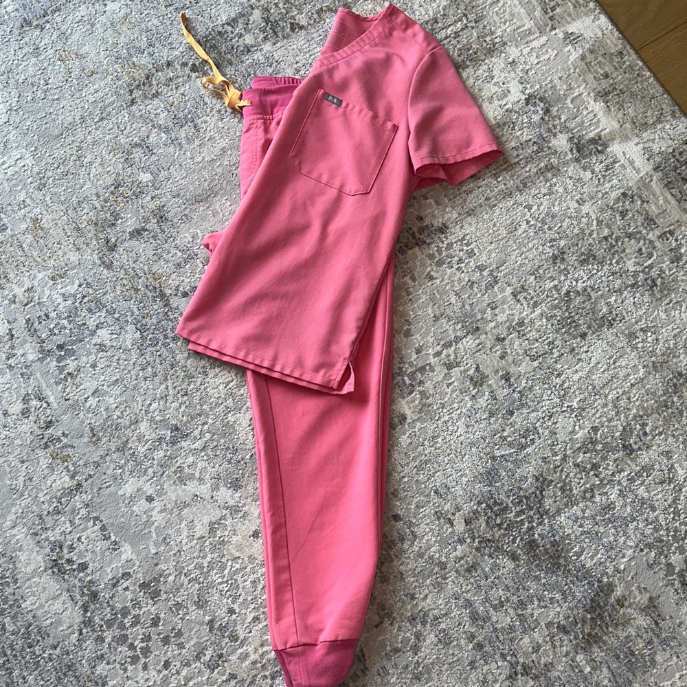 Pink Scrub Set